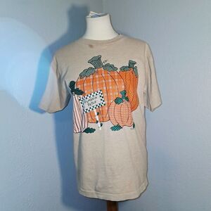 Alore Vtg. Vicky Melhart Pumking Design Graphic Tee Size M